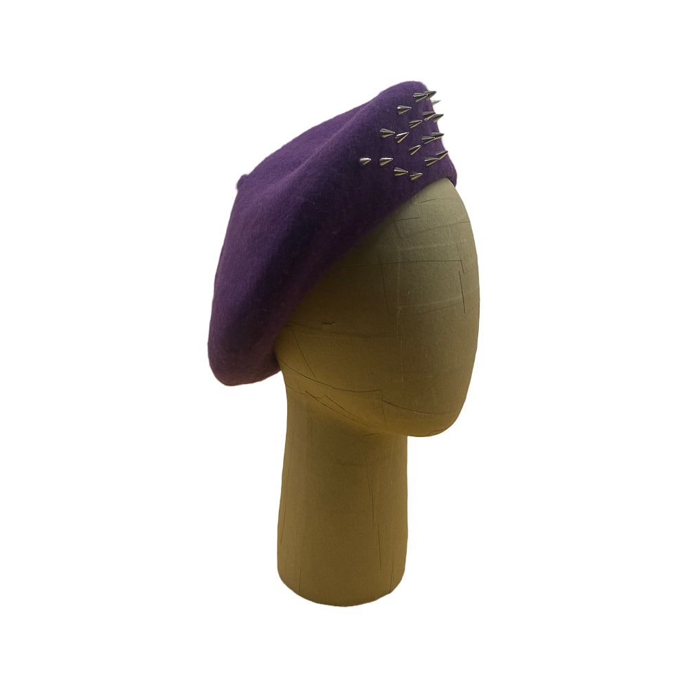 Beret with spikes (Available in Many Colors)