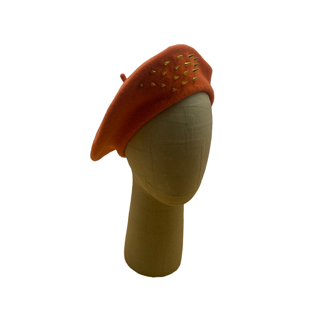 Beret with spikes (Available in Many Colors)