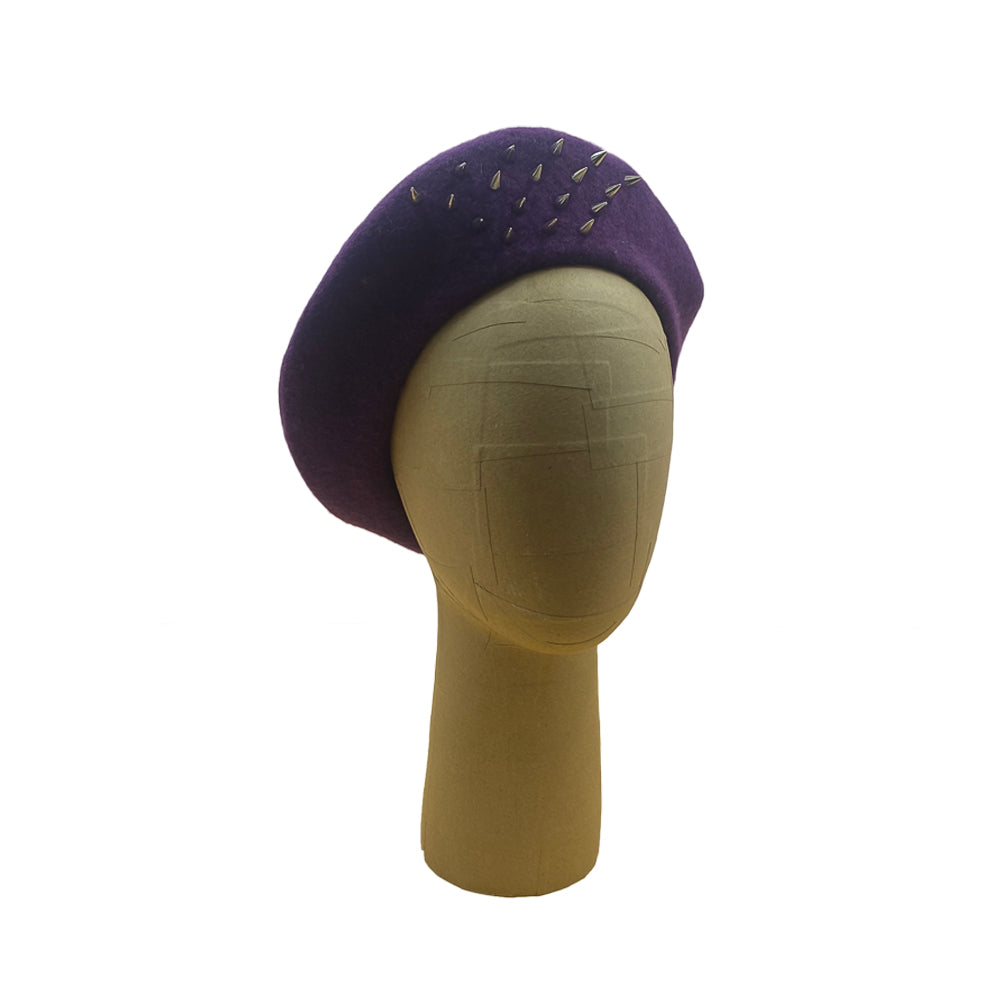 Beret with spikes (Available in Many Colors)