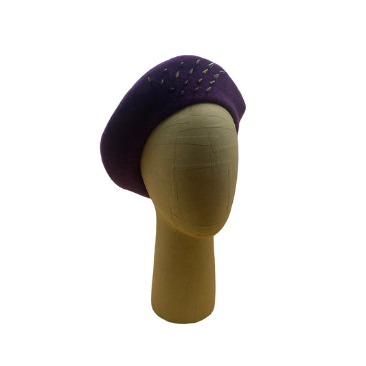 Beret with spikes (Available in Many Colors)